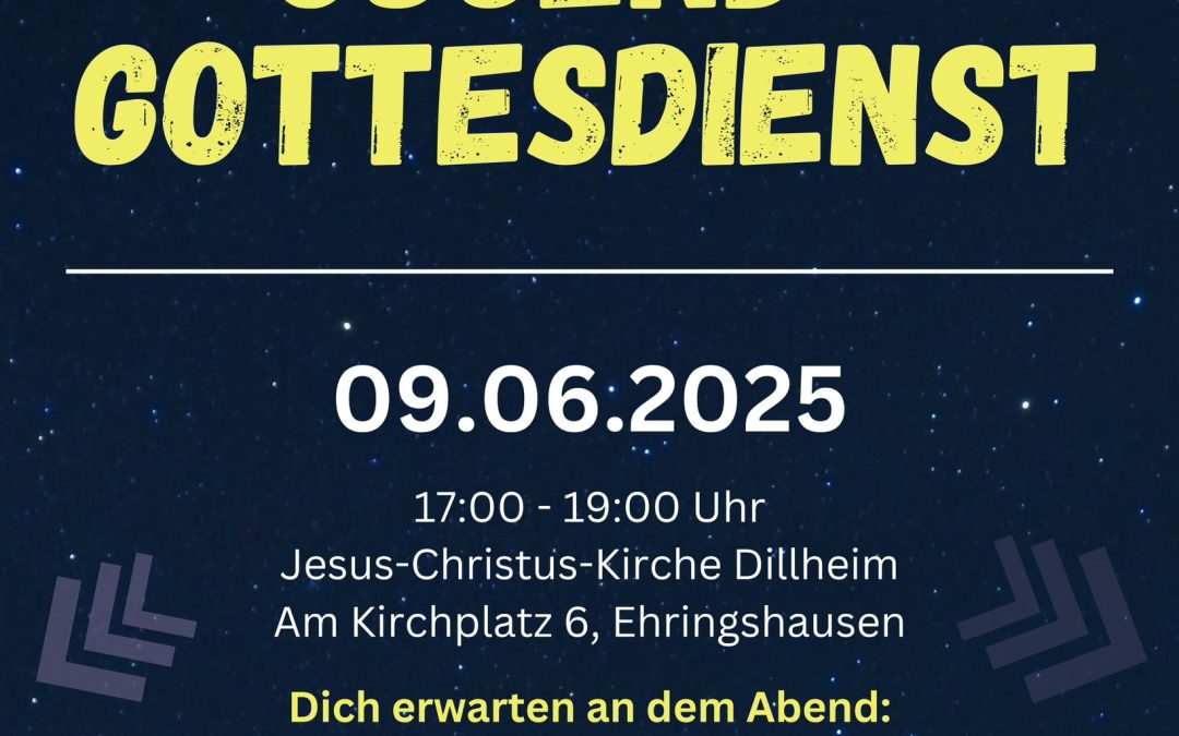 EINLADUNG ZUM JUGENDGOTTESDIENST