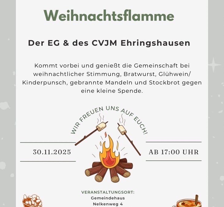 EINLADUNG ZUR WEIHNACHTSFLAMME
