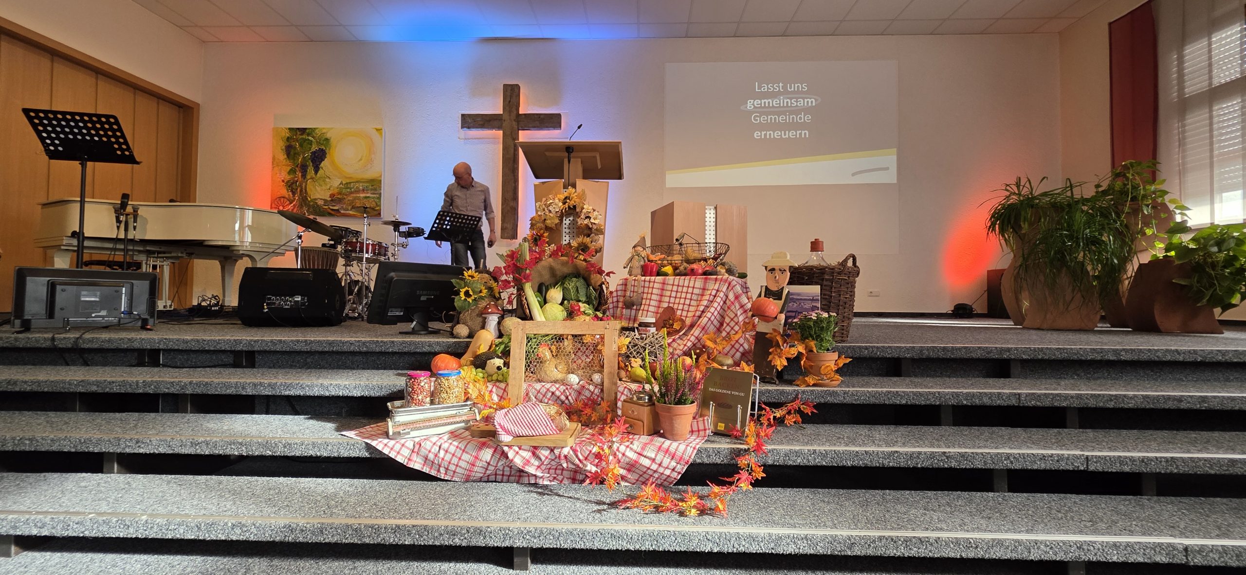 Erntedankgottesdienst mit Pastor Christoph Meys